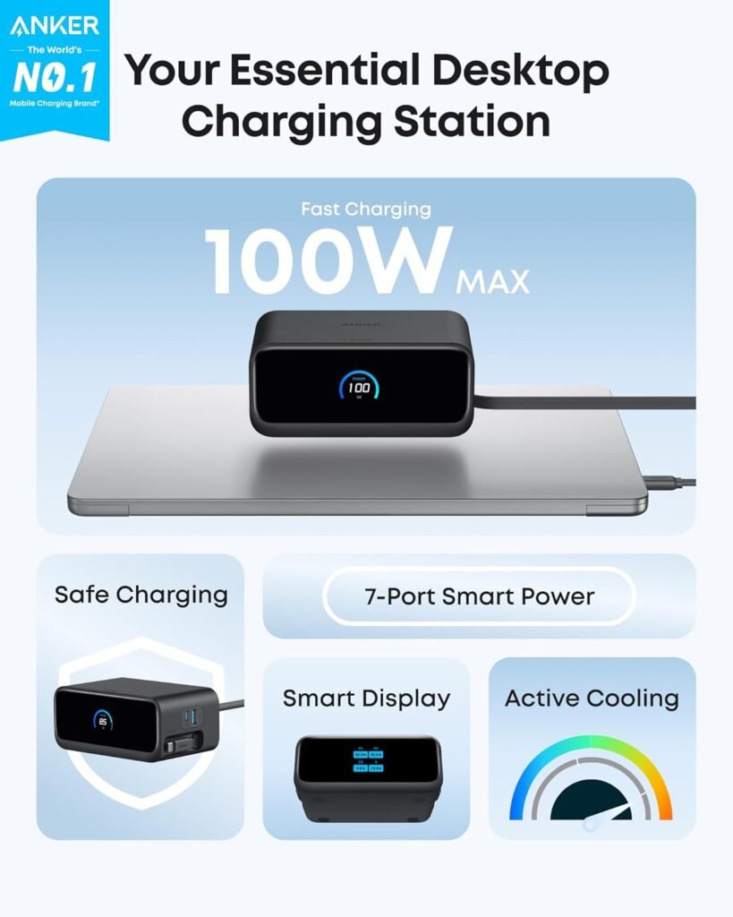Anker Nano Power Bank, 10,000mAh Portable Charger with 2.3 ft InstaCord Retractable Cable Anker Nano Charging Station, 7-in-1 USB-C Power Strip for iPhone 16 Anker Nano Power Bank, 10,000mAh Portable Charger with 2.3 ft InstaCord Retractable Cable Anker Nano Charging Station, 7-in-1 USB-C Power Strip for iPhone 16