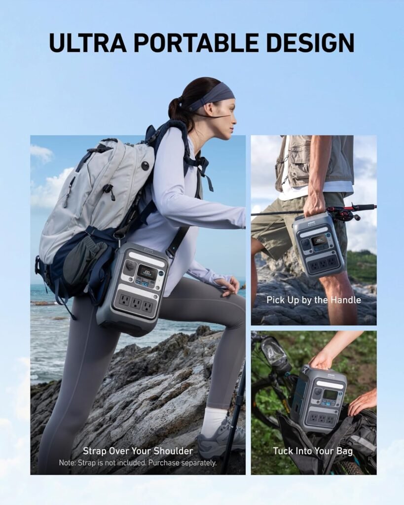 Anker Solar Generator SOLIX C300 with 60W Solar Panel, 288Wh Portable Power Station, 300W (600W Surge), LiFePO4 Battery, 140W Two-Way Fast Charging, for Outdoor Camping, Traveling, and Emergencies Anker Solar Generator SOLIX C300 with 60W Solar Panel, 288Wh Portable Power Station, 300W (600W Surge), LiFePO4 Battery, 140W Two-Way Fast Charging, for Outdoor Camping, Traveling, and Emergencies