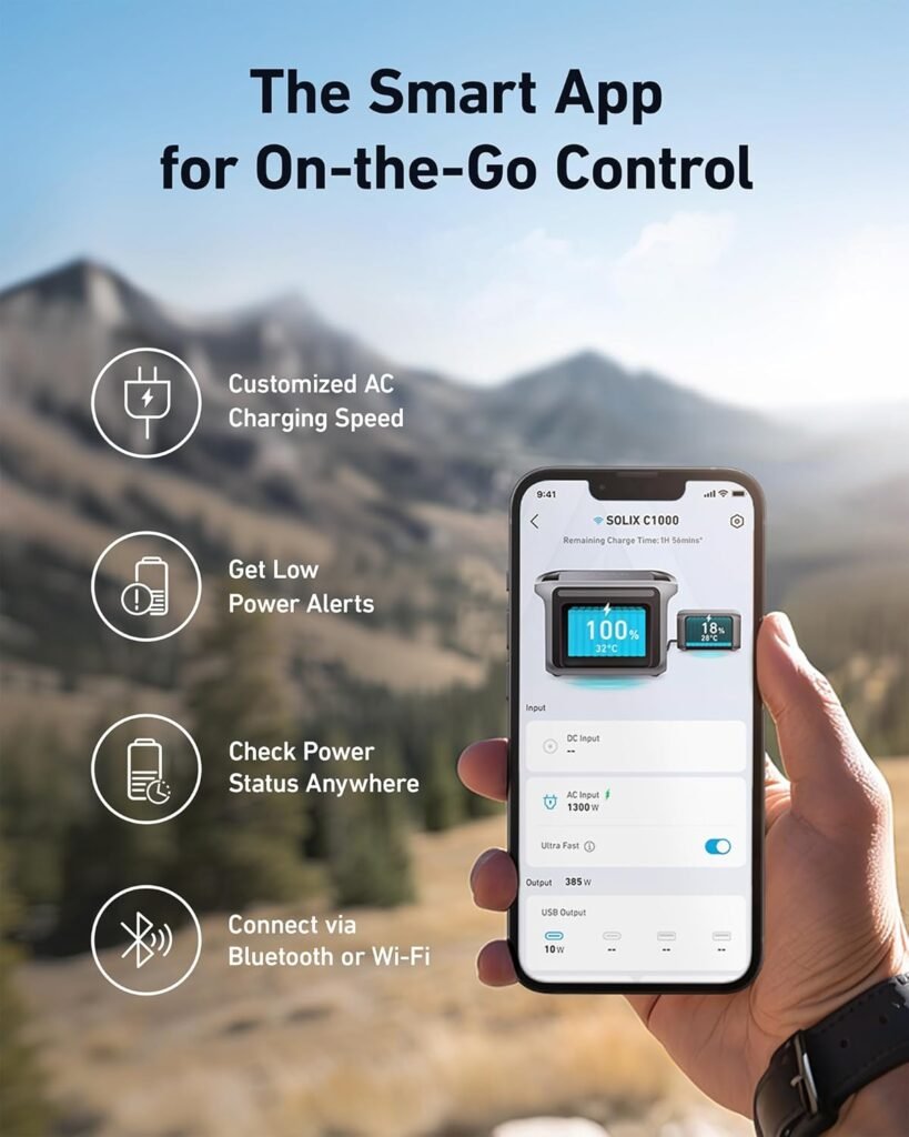 Anker SOLIX BP1000 Expansion Battery (1056Wh), LiFePO4 Batteries with 10-Year Lifespan, 1056Wh Extra Battery SOLIX C1000 Anker SOLIX BP1000 Expansion Battery (1056Wh), LiFePO4 Batteries with 10-Year Lifespan, 1056Wh Extra Battery SOLIX C1000