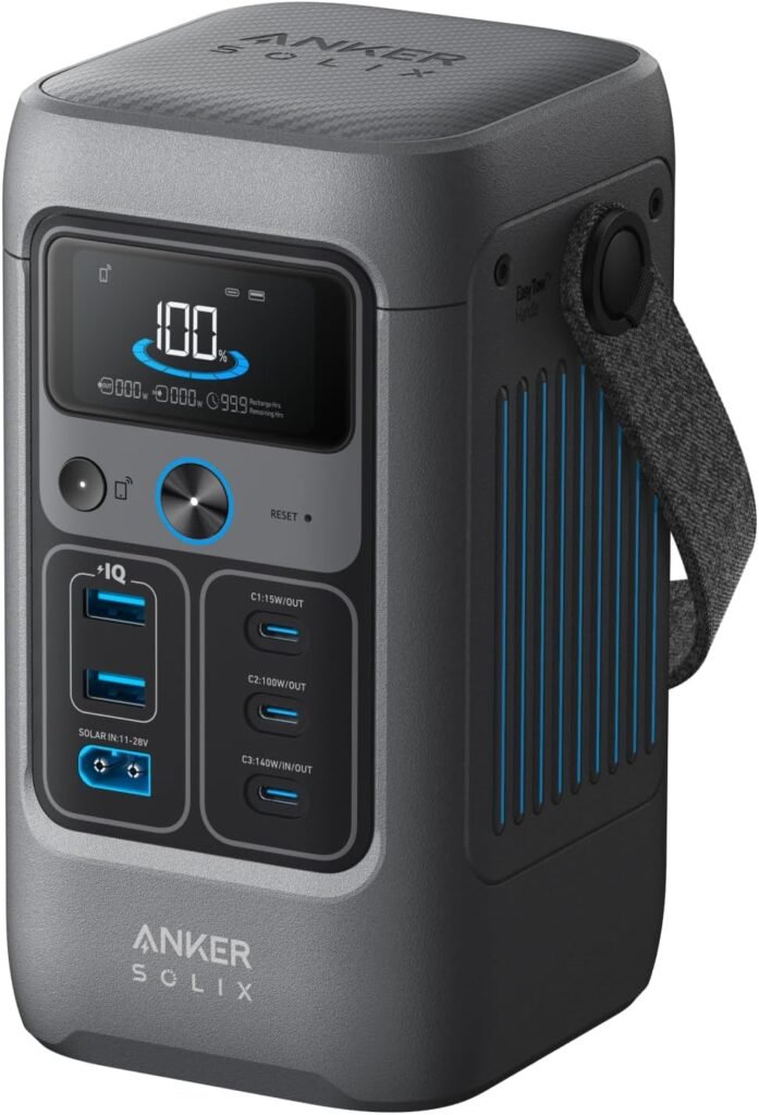 Anker SOLIX C200 DC Power Bank Station, 192Wh Portable Power Station, LiFePO4 Battery, 200W Solar Generator, for Outdoor Camping, Traveling, and Emergencies (No Wall Charger Included) Anker SOLIX C200 DC Power Bank Station, 192Wh Portable Power Station, LiFePO4 Battery, 200W Solar Generator, for Outdoor Camping, Traveling, and Emergencies (No Wall Charger Included)
