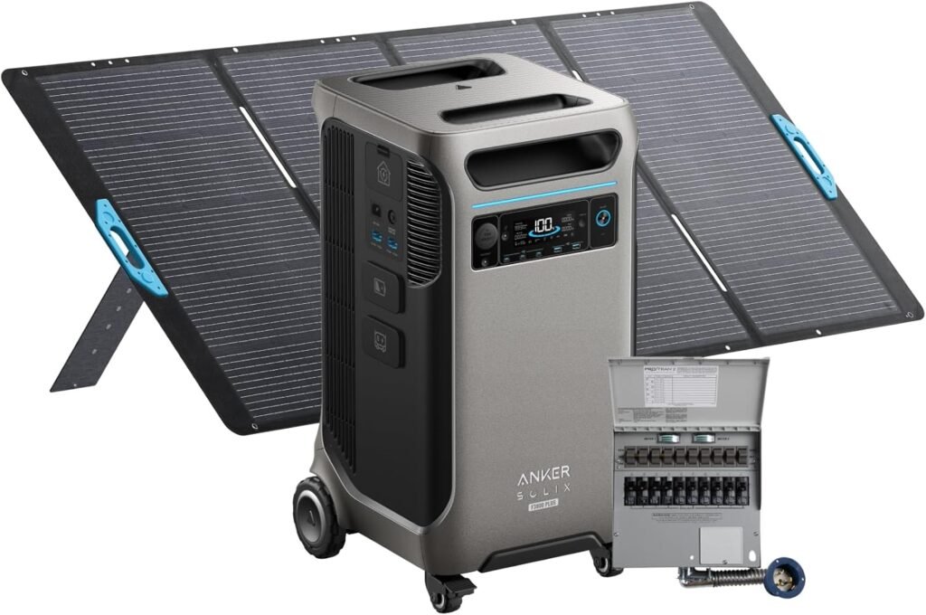 Anker SOLIX F3800 Plus Portable Power Station (2025 NEW), 3,840Wh, 3,200W Solar Input, Generators for Home Use, Expandable to 53kWh, Works with Generator, For Power Outages, RVs, and Emergencies Anker SOLIX F3800 Plus Portable Power Station (2025 NEW), 3,840Wh, 3,200W Solar Input, Generators for Home Use, Expandable to 53kWh, Works with Generator, For Power Outages, RVs, and Emergencies
