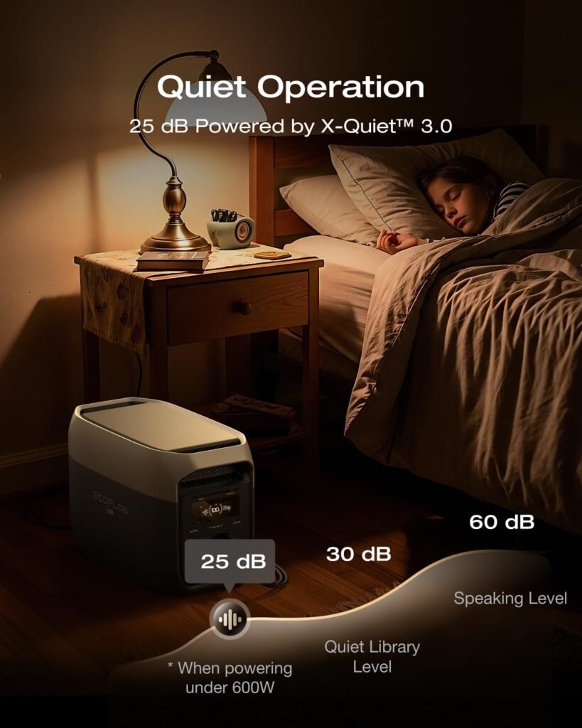 EF ECOFLOW Portable Power Station DELTA 3 Max, 2048Wh LiFePO4 Battery, Solar Generator (Solar Panel Optional), 3400W X-Boost Output, Ultra-Fast 0-80% Charging in 1.13 Hr, Home Backup RV Camping EF ECOFLOW Portable Power Station DELTA 3 Max, 2048Wh LiFePO4 Battery, Solar Generator (Solar Panel Optional), 3400W X-Boost Output, Ultra-Fast 0-80% Charging in 1.13 Hr, Home Backup RV Camping