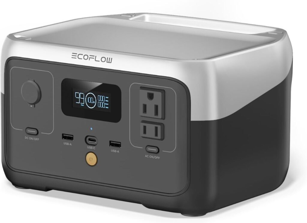 EF ECOFLOW Portable Power Station RIVER 2, 256Wh LiFePO4 Battery/ 1 Hour Fast Charging, 2 Up to 600W AC Outlets, Solar Generator (Solar Panel Optional) for Outdoor Camping/RVs/Home Use EF ECOFLOW Portable Power Station RIVER 2, 256Wh LiFePO4 Battery/ 1 Hour Fast Charging, 2 Up to 600W AC Outlets, Solar Generator (Solar Panel Optional) for Outdoor Camping/RVs/Home Use