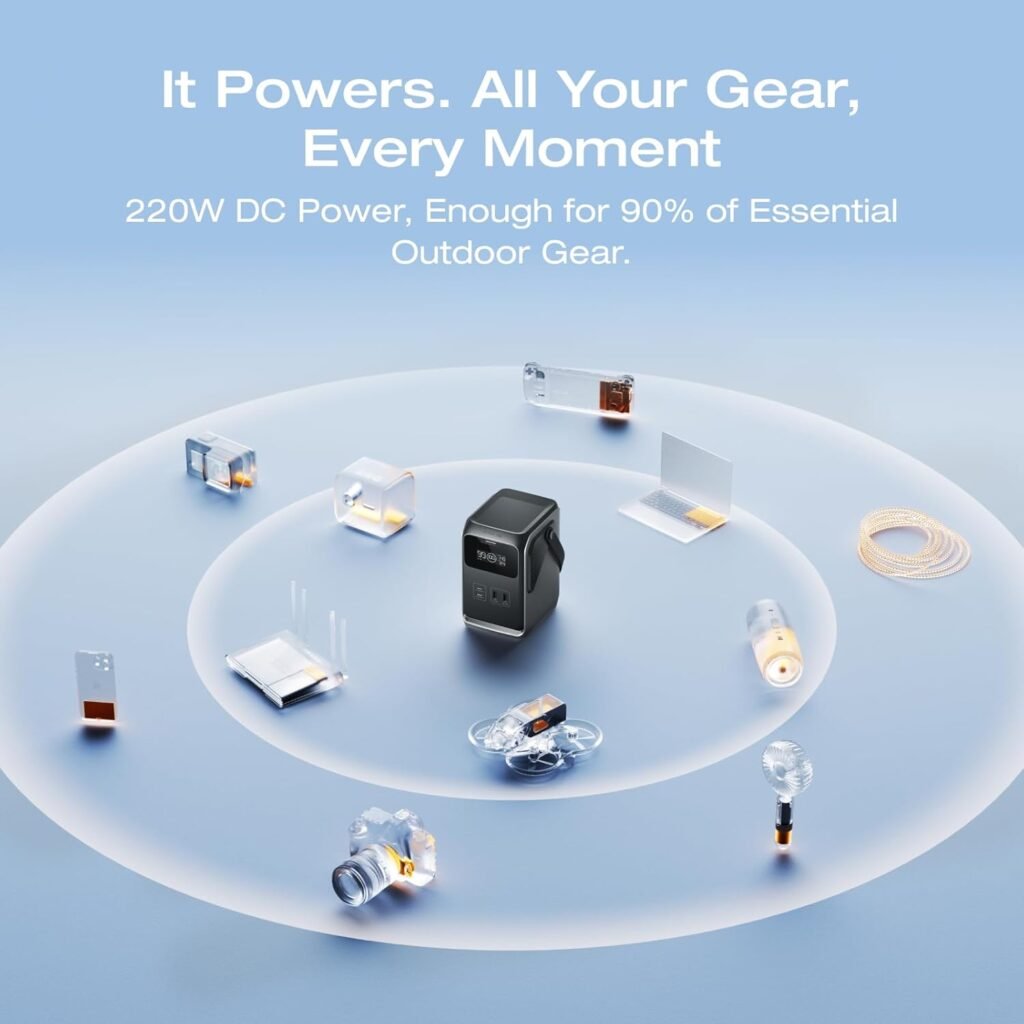 EF ECOFLOW TRAIL 200 DC Portable Power Station, 192Wh LiFePO4 Battery, Solar Generator, 220W DC Output, Compact Power Bank for Camping, Travel, Outdoors, and Emergency Use EF ECOFLOW TRAIL 200 DC Portable Power Station, 192Wh LiFePO4 Battery, Solar Generator, 220W DC Output, Compact Power Bank for Camping, Travel, Outdoors, and Emergency Use