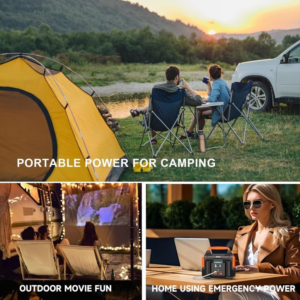 Portable Power Station 300W 257wh Lithium Battery Bailibatt Small Portable Generator for Home Use Camping Travel Emergency Hunting Outdoor, Large Power Bank with AC Outlet for Laptop Portable Power Station 300W 257wh Lithium Battery Bailibatt Small Portable Generator for Home Use Camping Travel Emergency Hunting Outdoor, Large Power Bank with AC Outlet for Laptop