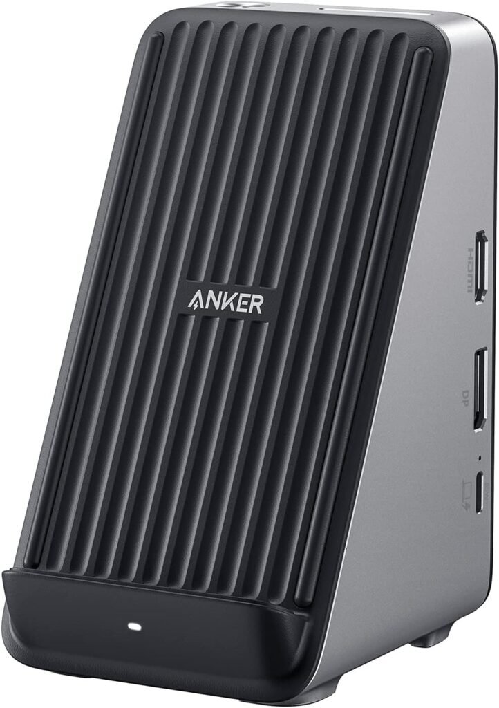 Anker 651 USB-C Dock, 8-in-1 Docking Station, Single 4K, Dual 2K Display, Max 100W Charging, Compatible with iPhone 13/12 Series, Samsung S22, Pixel 4/3, and More Anker 651 USB-C Dock, 8-in-1 Docking Station, Single 4K, Dual 2K Display, Max 100W Charging, Compatible with iPhone 13/12 Series, Samsung S22, Pixel 4/3, and More
