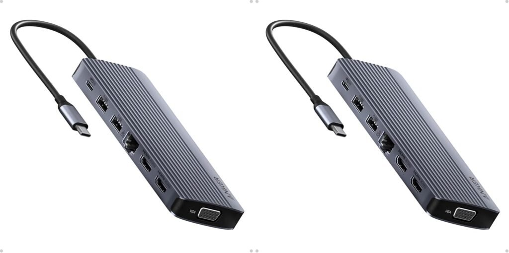 Anker Laptop Docking Station, 14 in 1 USB C Hub, Triple Display with 2 x 4K HDMI, 1080p VGA, 80W Power Delivery, 5Gbps USB-A/C Data Ports for Dell XPS and More (Charger not Included) (Pack of 2) Anker Laptop Docking Station, 14 in 1 USB C Hub, Triple Display with 2 x 4K HDMI, 1080p VGA, 80W Power Delivery, 5Gbps USB-A/C Data Ports for Dell XPS and More (Charger not Included) (Pack of 2)