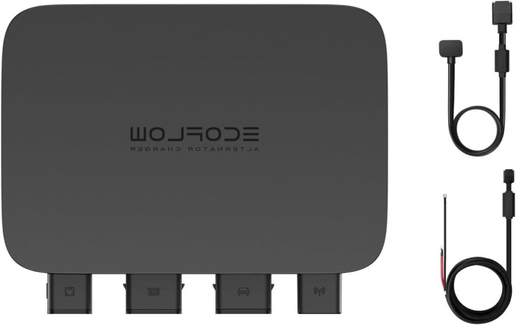 EF ECOFLOW 800W Alternator Charger, 3-in-1 Fast DC-DC Charger for Portable Power Stations, Car Battery Charger Jump Starter 8× Faster Than Cigarette Chargers, Charges 1kWh in 1.3 hr EF ECOFLOW 800W Alternator Charger, 3-in-1 Fast DC-DC Charger for Portable Power Stations, Car Battery Charger Jump Starter 8× Faster Than Cigarette Chargers, Charges 1kWh in 1.3 hr