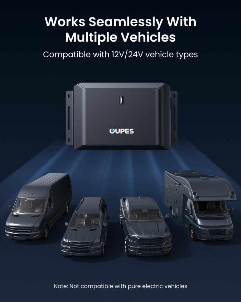 OUPES 800W 3-in-1 Alternator Charger for Power Stations – 8X Faster Car Charging vs Cigarette Lighter, Reverse Charge Battery Maintenance for SUVs, Pickups, RVs with App Control OUPES 800W 3-in-1 Alternator Charger for Power Stations – 8X Faster Car Charging vs Cigarette Lighter, Reverse Charge Battery Maintenance for SUVs, Pickups, RVs with App Control