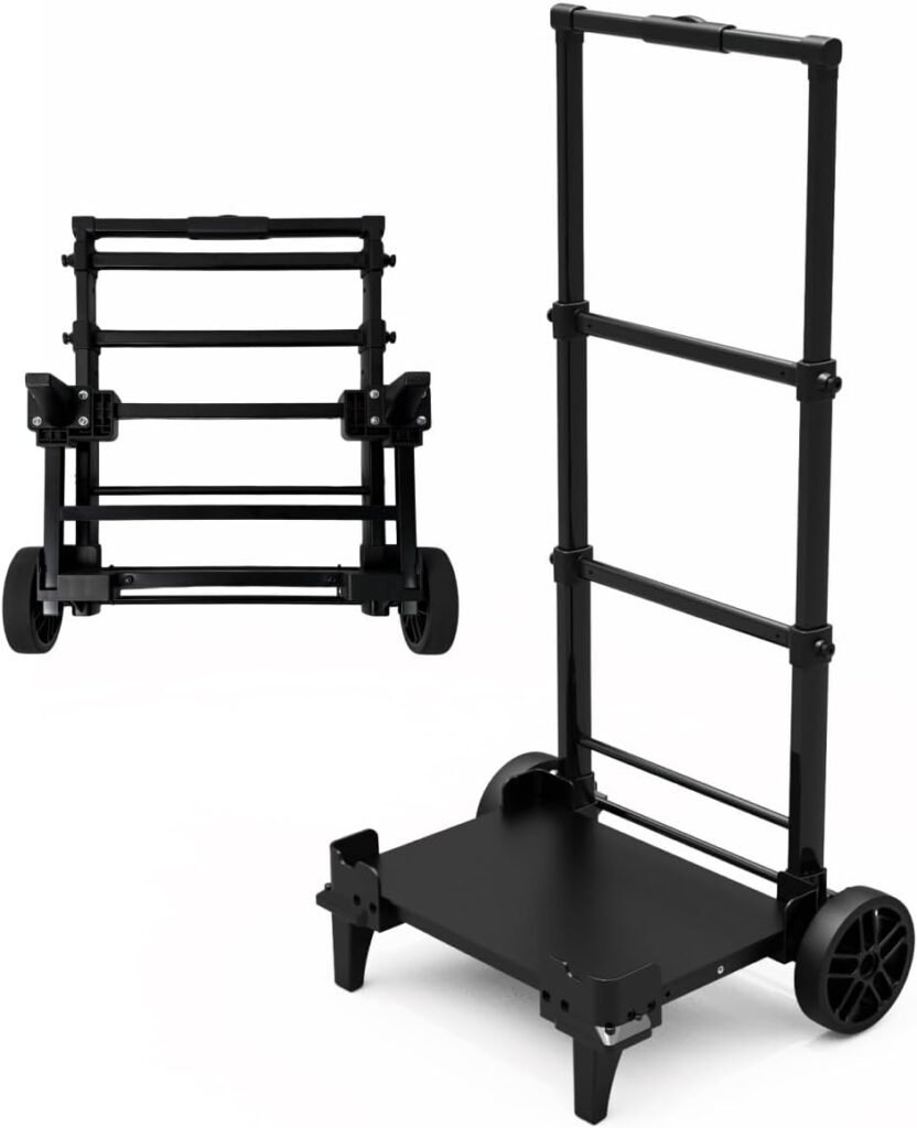 OUPES Portable Hand Truck with Telescopic Handle - All-Terrain Wheels | Compatible with Mega 1/2, Exodus 2400W/1500W/1200W Power Stations