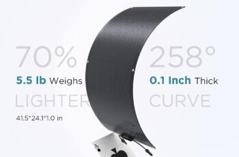 EF ECOFLOW 100W Flexible Solar Panel review