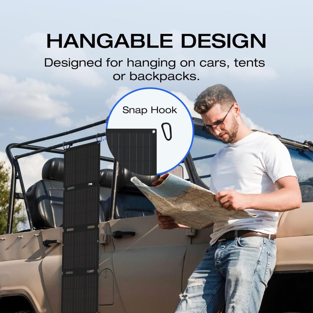 EF ECOFLOW 45W Portable Solar Panel with Type-C, 25% Conversion Efficiency, N Type Solar Cell for Power Stations, IP68 Waterproof, Foldable Lightweight Solar Panel (Unable to Connect in Series) EF ECOFLOW 45W Portable Solar Panel with Type-C, 25% Conversion Efficiency, N Type Solar Cell for Power Stations, IP68 Waterproof, Foldable Lightweight Solar Panel (Unable to Connect in Series)