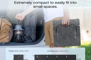 EF ECOFLOW 60W Portable Solar Panel review