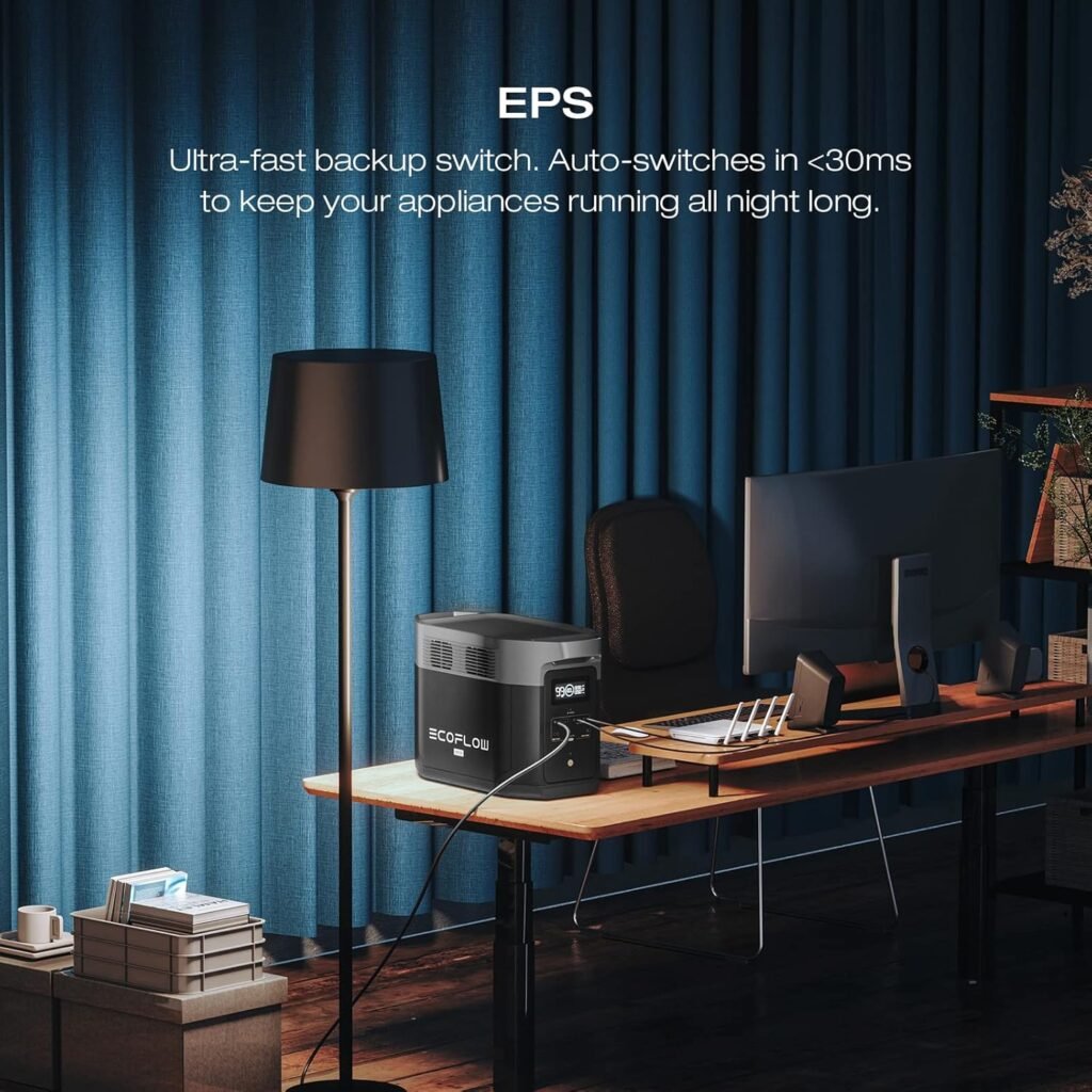 EF ECOFLOW Solar Generator DELTA 2 Max 2048Wh with 4X100W 12V Solar Panels, High Efficiency Monocrystalline PV Modules, 2400W LFP Portable Power Station, AC + Solar Fast Dual Charging For Camping RV EF ECOFLOW Solar Generator DELTA 2 Max 2048Wh with 4X100W 12V Solar Panels, High Efficiency Monocrystalline PV Modules, 2400W LFP Portable Power Station, AC + Solar Fast Dual Charging For Camping RV