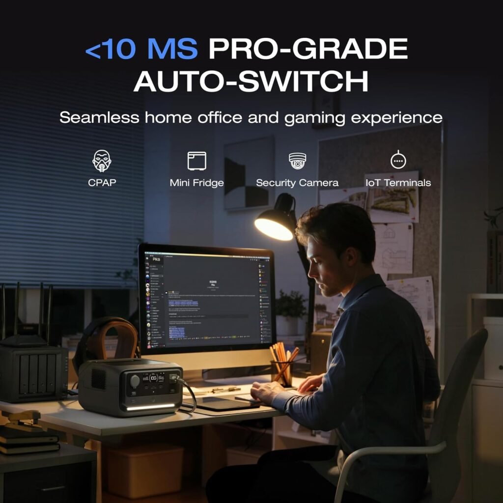 EF ECOFLOW Solar Generator RIVER 3 Plus with 110W Solar Panel, 286Wh Portable Power Station LiFePO4 Battery, 3 Up to 1200W AC Outlets, 10 MS UPS, Expandable to 858Wh, 30 dB Quiet, 1Hr Fast AC Charge EF ECOFLOW Solar Generator RIVER 3 Plus with 110W Solar Panel, 286Wh Portable Power Station LiFePO4 Battery, 3 Up to 1200W AC Outlets, 10 MS UPS, Expandable to 858Wh, 30 dB Quiet, 1Hr Fast AC Charge