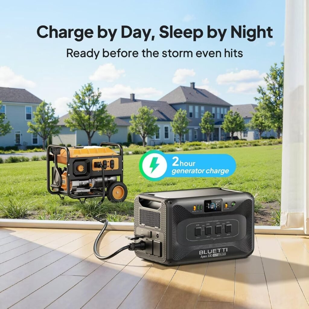 BLUETTI Apex Portable Power Station B300K Expansion Battery, 5529.6Wh LFP Battery Backup with 3840W AC Outlets (7680W Surge), 120V/240V Dual Voltage Output, for Home, RV and Emergencies BLUETTI Apex Portable Power Station B300K Expansion Battery, 5529.6Wh LFP Battery Backup with 3840W AC Outlets (7680W Surge), 120V/240V Dual Voltage Output, for Home, RV and Emergencies