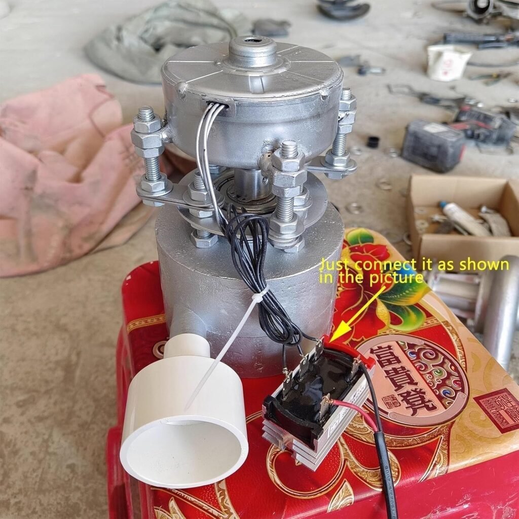 300W 110V-220V Water Turbine Power Station Micro Hydropower Generator, Outdoor Hydroelectric Generator For Home, Camping, Lighting, TV, And Computer
