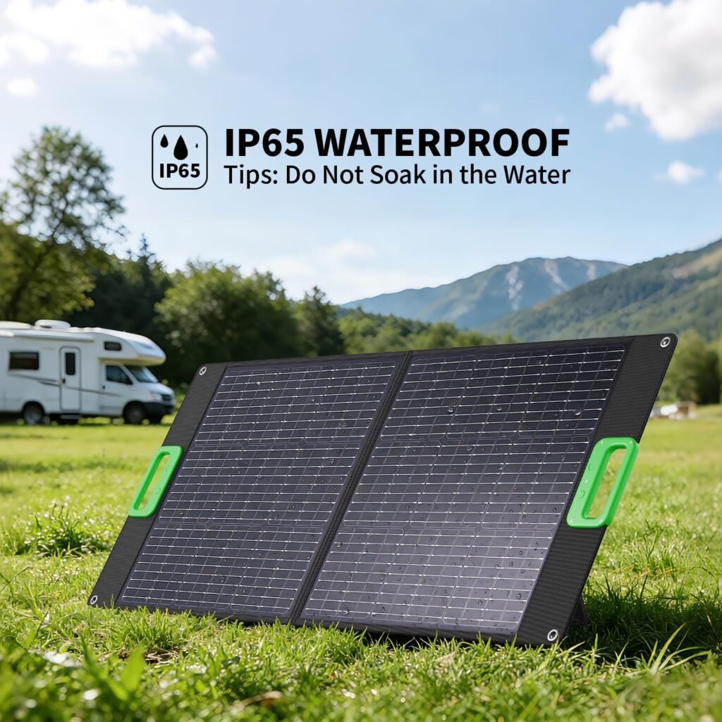 300W Portable Power Station with 100W Foldable Solar Panel, 288Wh Solar Generator AC Outlet, MC-4 Solar Battery Charger, 60W USB-C PD Fast Charging for Outdoor Camping, Home Emergency, RV Travel, Van 300W Portable Power Station with 100W Foldable Solar Panel, 288Wh Solar Generator AC Outlet, MC-4 Solar Battery Charger, 60W USB-C PD Fast Charging for Outdoor Camping, Home Emergency, RV Travel, Van