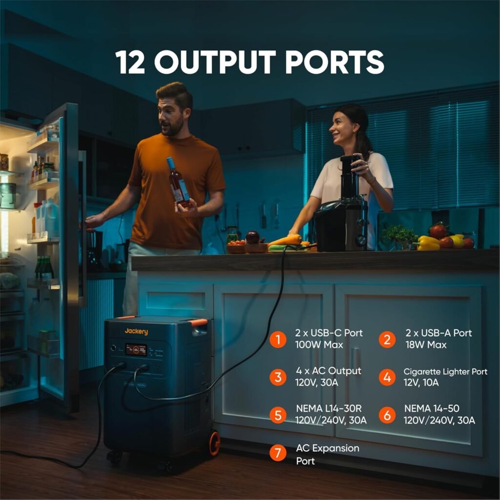 Jackery Solar Generator Plus Portable Power Station with 2x 500W and Smart Transfer Switch, 5040Wh Power Station, 7200W AC Output Solar Generator for Home Use, Emergency Backup Jackery Solar Generator Plus Portable Power Station with 2x 500W and Smart Transfer Switch, 5040Wh Power Station, 7200W AC Output Solar Generator for Home Use, Emergency Backup