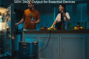 Jackery Solar Generator 5000 Plus Portable Power Station with 2x 500W and Smart Transfer Switch