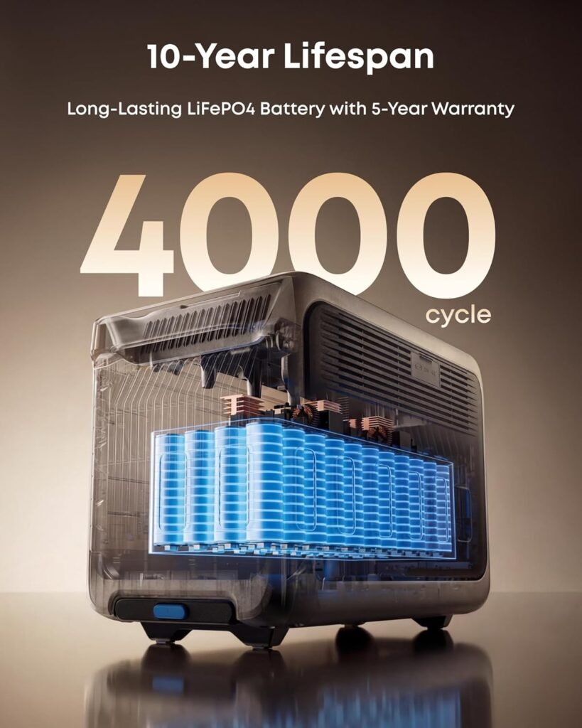 Anker SOLIX F3000 Portable Power Station with Home Backup Kit, 3,072Wh, 6,000W Recharging, Solar Generators for Home Use, Expandable to 24kWh, For Outages, Camping, RVs, Emergencies Anker SOLIX F3000 Portable Power Station with Home Backup Kit, 3,072Wh, 6,000W Recharging, Solar Generators for Home Use, Expandable to 24kWh, For Outages, Camping, RVs, Emergencies