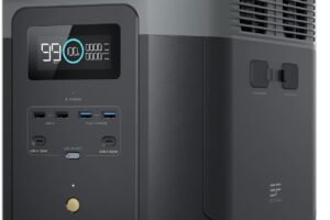 EF ECOFLOW Portable Power Station DELTA 2 Max, 2400W LFP Solar Generator, Full Charge in 1 Hr, 2048Wh Solar Powered Generator for Home Backup(Solar Panel Optional)