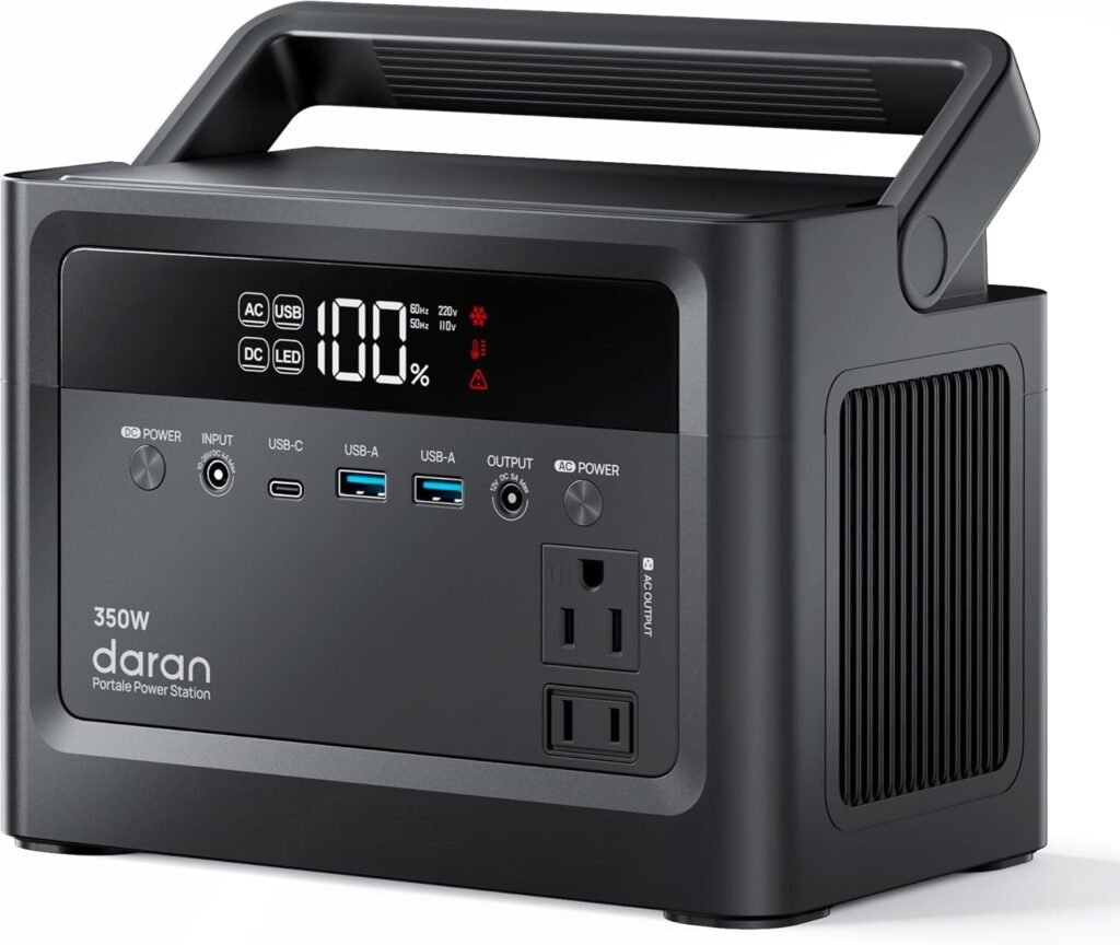Portable Power Station 350W, 230.4Wh Power Bank LiFePO4 Battery 110V Pure Sine Wave AC Outlet with PD Fast Charging, Solar Generator for Camping, Emergency, Laptop, RV, Off-Grid Living (Surge 700W) Portable Power Station 350W, 230.4Wh Power Bank LiFePO4 Battery 110V Pure Sine Wave AC Outlet with PD Fast Charging, Solar Generator for Camping, Emergency, Laptop, RV, Off-Grid Living (Surge 700W)