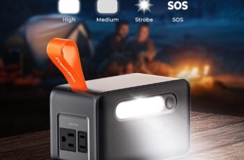 Portable Power Station, PowerUrus 28,000mAh Solar Power Bank, LiFePO4 Battery Backup with 100W/110V AC Outlet, DC & PD Fast Charging, Samll Generator for Dash Cam, Home, Camping, Office, TSA Approved Portable Power Station, PowerUrus 28,000mAh Solar Power Bank, LiFePO4 Battery Backup with 100W/110V AC Outlet, DC & PD Fast Charging, Samll Generator for Dash Cam, Home, Camping, Office, TSA Approved
