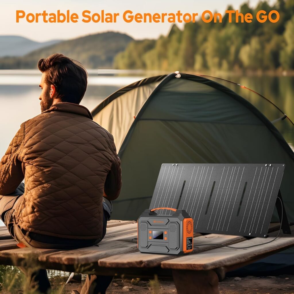 ZeroKor Solar Generator with Panel, 300W Portable Power Station with Solar Panel 40W, 110V Pure Sine Wave AC Outlet Electric Generator for Home Use Outdoor RV Camping ZeroKor Solar Generator with Panel, 300W Portable Power Station with Solar Panel 40W, 110V Pure Sine Wave AC Outlet Electric Generator for Home Use Outdoor RV Camping