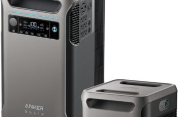 Anker SOLIX F3800 Portable Power Station and 400W Bifacial Panel, 3,840Wh