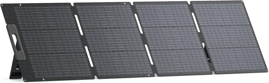 BLUETTI 200W Solar Panel for Solar Generator EB3A AC2A AC50B AC70 AC180 AC200L Elite V2 AC300 AC500 B300K, Foldable Solar Charger with Adjustable Kickstands for RV, Camping, Blackout BLUETTI 200W Solar Panel for Solar Generator EB3A AC2A AC50B AC70 AC180 AC200L Elite V2 AC300 AC500 B300K, Foldable Solar Charger with Adjustable Kickstands for RV, Camping, Blackout