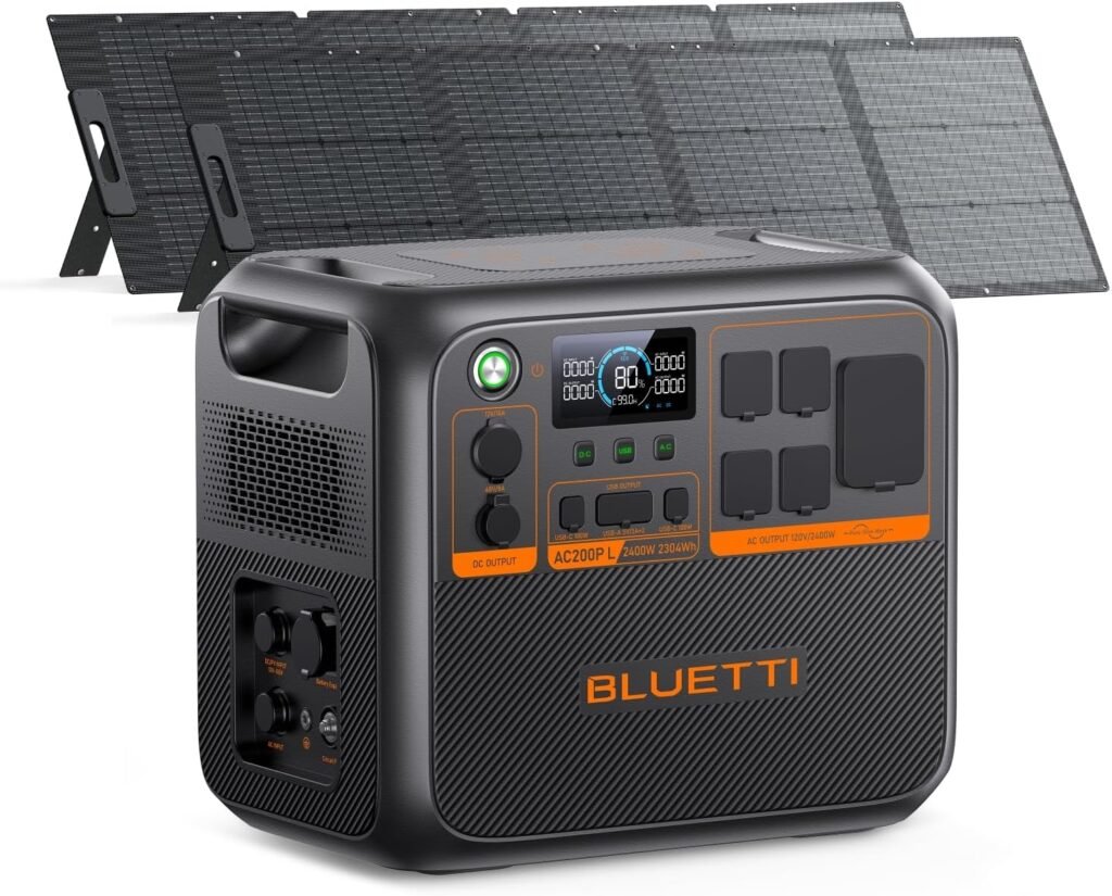BLUETTI AC200PL Solar Generator 200W Solar Panel Included 2304Wh LiFePO4 BLUETTI AC200PL Solar Generator 200W Solar Panel Included 2304Wh LiFePO4