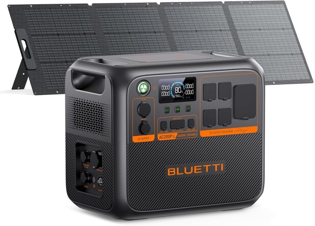 BLUETTI AC200PL Solar Generator 200W Solar Panel Included 2304Wh LiFePO4 BLUETTI AC200PL Solar Generator 200W Solar Panel Included 2304Wh LiFePO4