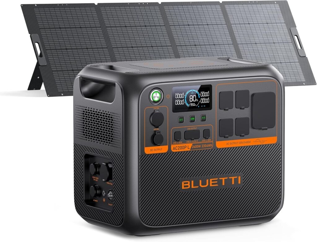 BLUETTI AC200PL Solar Generator 200W Solar Panel Included 2304Wh LiFePO4 BLUETTI AC200PL Solar Generator 200W Solar Panel Included 2304Wh LiFePO4