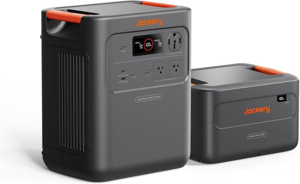 Jackery HomePower Pro Max and Battery, 7168Wh, 2000W 120V/4000W 240V Jackery HomePower Pro Max and Battery, 7168Wh, 2000W 120V/4000W 240V