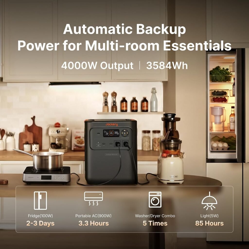 Jackery HomePower Pro Max and Battery, 7168Wh, 2000W 120V/4000W 240V Jackery HomePower Pro Max and Battery, 7168Wh, 2000W 120V/4000W 240V
